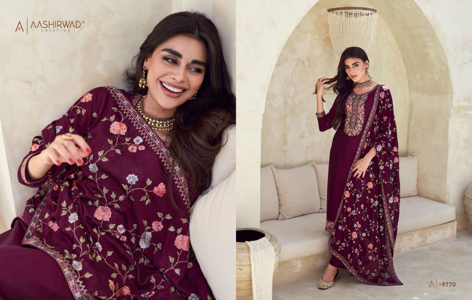 Verona By Ashirwad Silk Wedding Salwar Suits Catalog